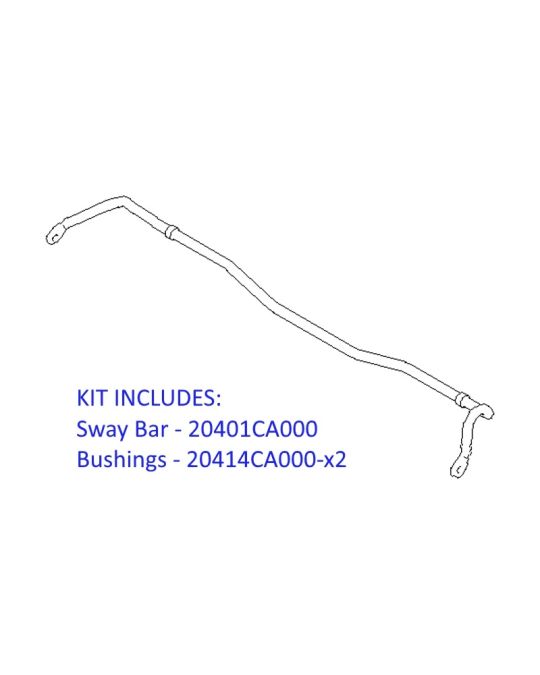 Subaru OEM Front Sway Bar Kit With Bushings