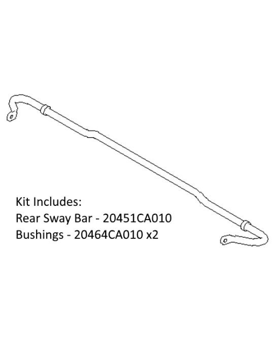 Subaru OEM Rear Sway Bar Kit