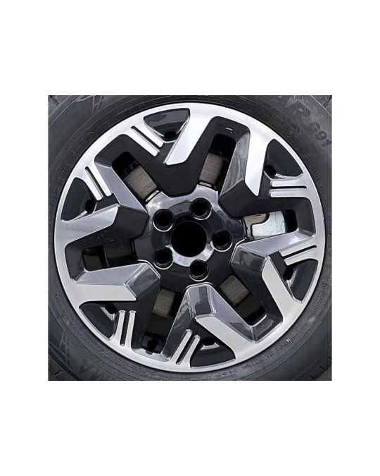 Subaru 17x7 Inch Machined Finish With Black Accents Wheel