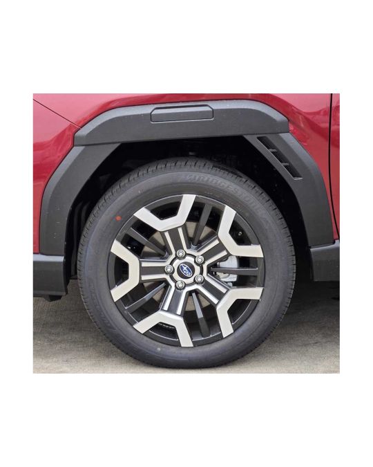 Subaru 19x7 Inch Wheel Machined Finish With Black Inserts