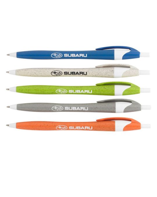 Subaru Wheat Writer ECO Dart Ballpoint Black Ink Pen
