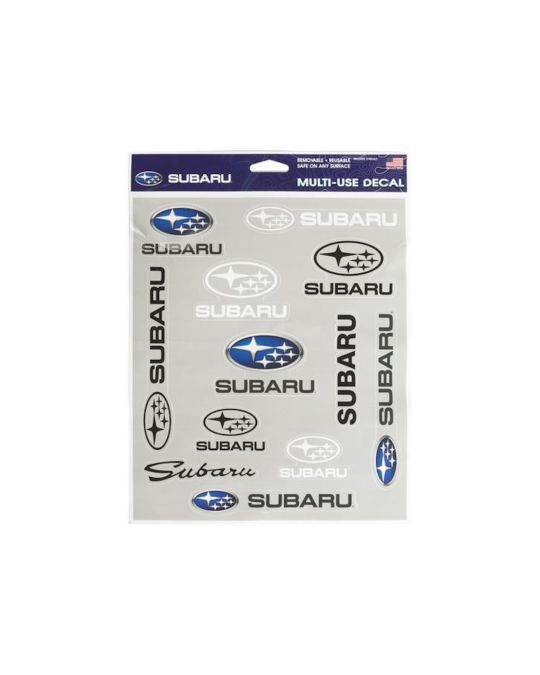 Subaru Vinyl Decal Sheet With Subaru Logo Assorted Designs