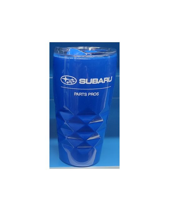 Subaru Travel Tumbler 16 Ounce Black With Subaru Parts Pros Logo