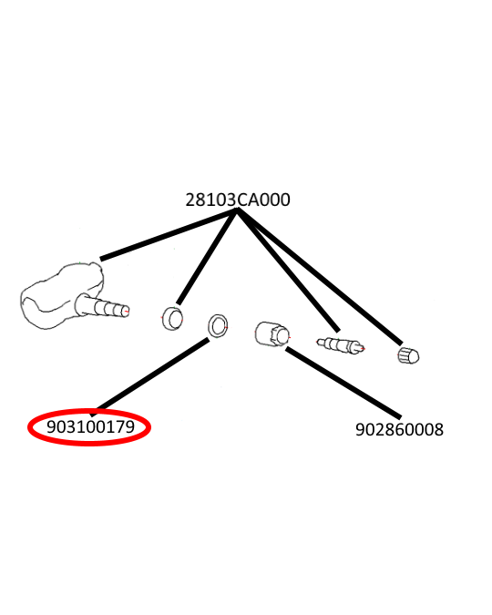 Subaru Wheel - Washer