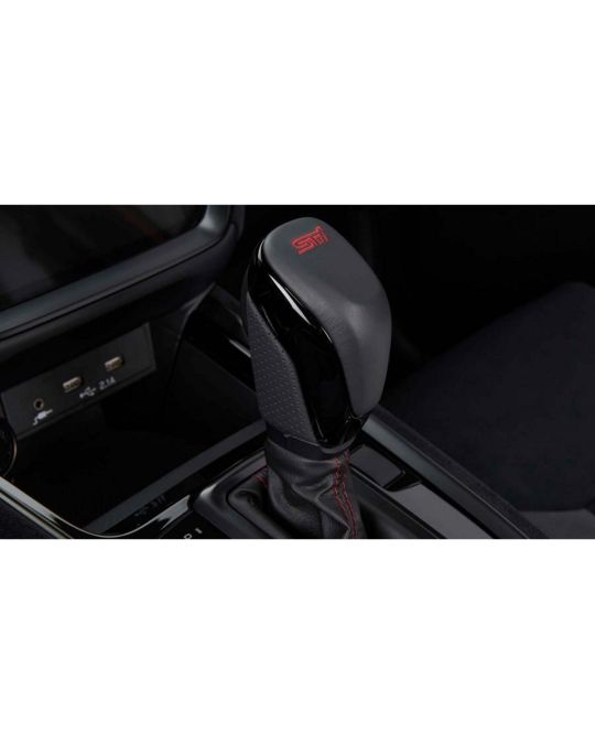 Subaru STI Leather Shift Knob For CVT Automatic Transmission With STI Logo