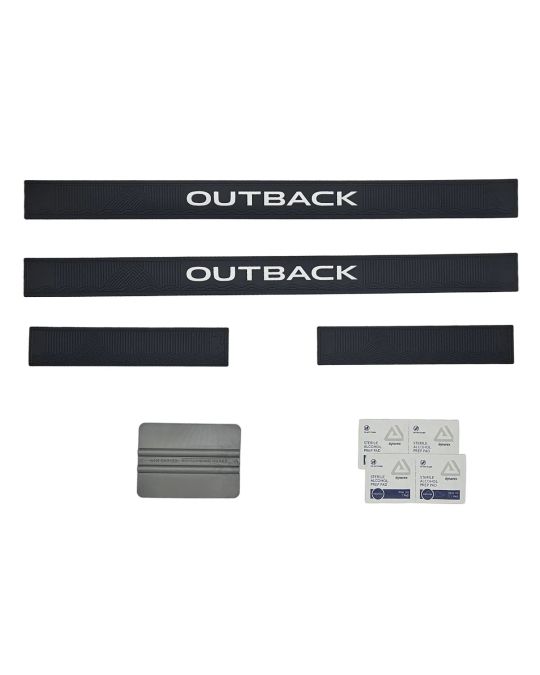 Subaru Door Sill Guards Set Of Four Front And Rear With Outback Logo