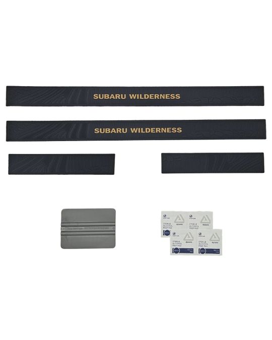 Subaru Door Sill Guards Kit Of Four For Front And Rear With Wilderness Edition Logo