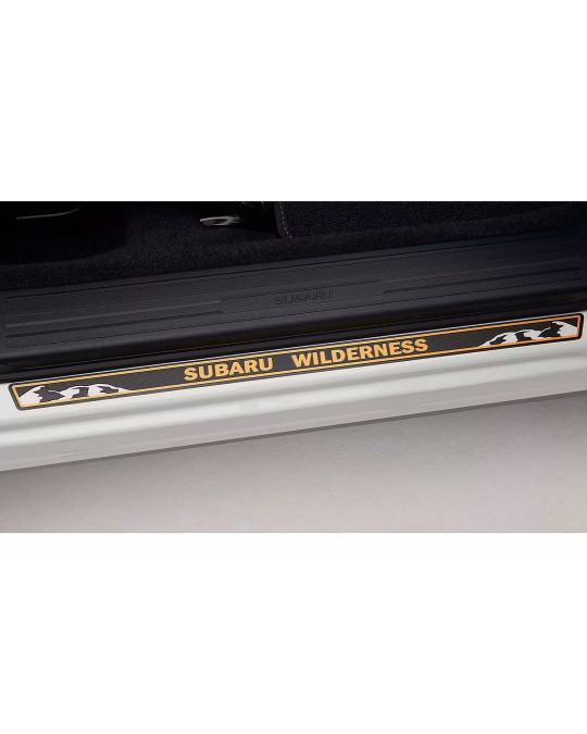 Subaru Side Sill Plates Matte Black For Wilderness Edition