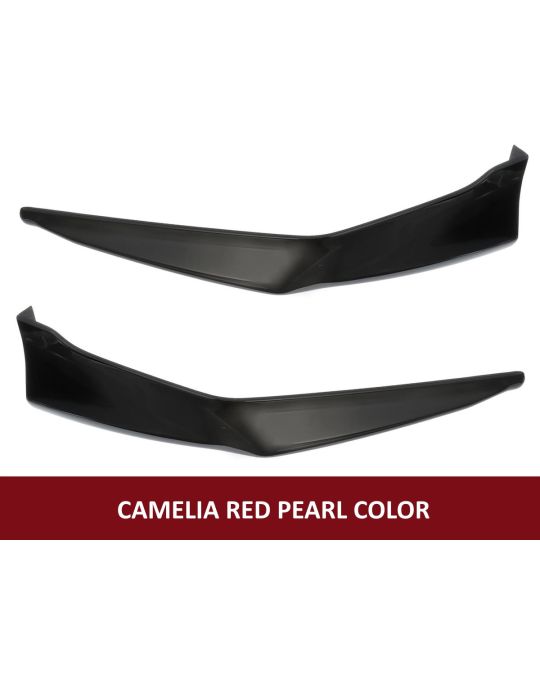 Subaru Front Under Spoilers - Camelia Red Pearl Color