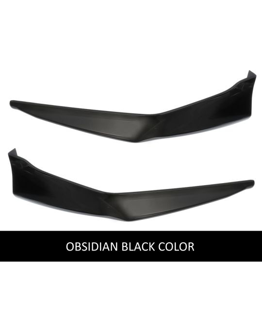 Subaru Front Under Spoilers - Obsidian Black