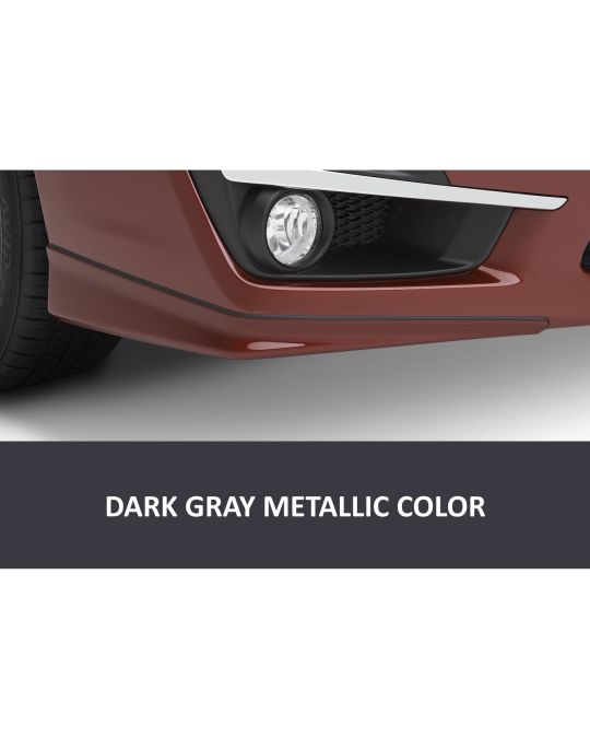 Subaru Front Under Spoilers - Dark Gray Metallic