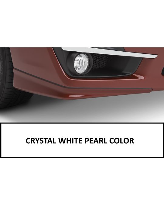 Subaru Front Under Spoilers - Crystal White Pearl
