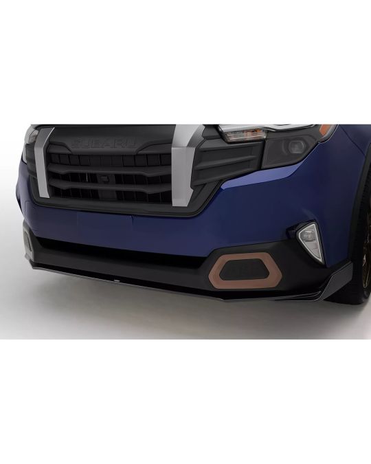 Subaru STI Front Under Spoiler Black With STI Logo