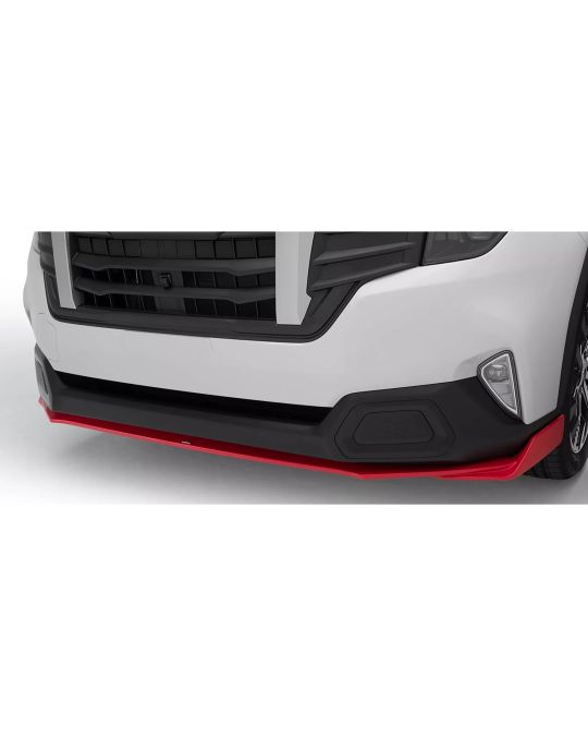 Subaru STI Front Under Spoiler Cherry Red With STI Logo