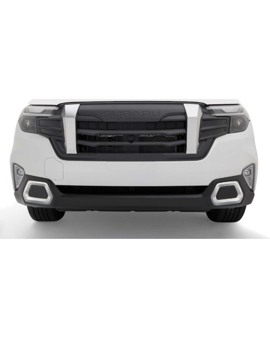 Subaru Front Bumper Trim Two Piece Kit Silver