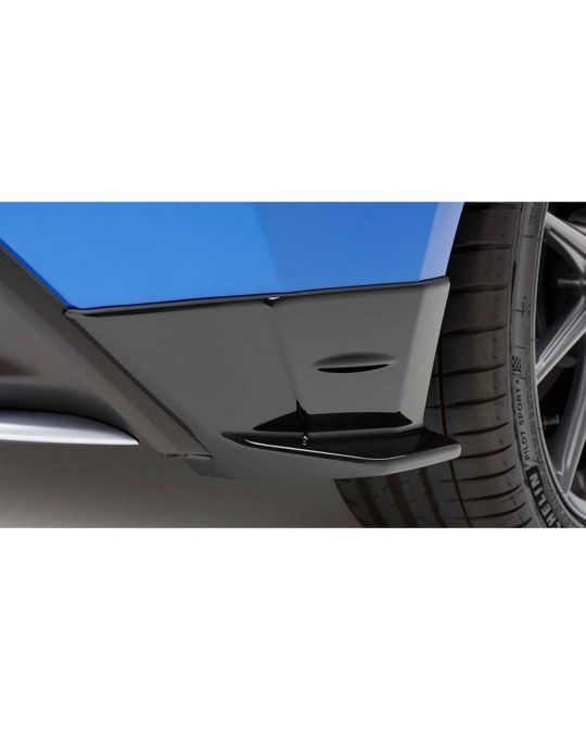 Subaru STI Rear Quarter Under Spoilers Kit Of Two Black