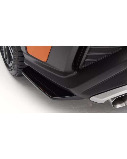 Subaru Black STI Rear Quarter Under Spoiler