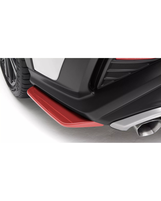 Subaru Cherry Red STI Rear Quarter Under Spoilers Kit Of Two