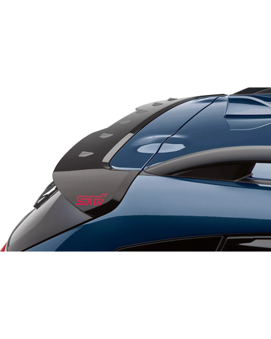 Subaru STI Roof Spoiler Dark Grey With STI Logo