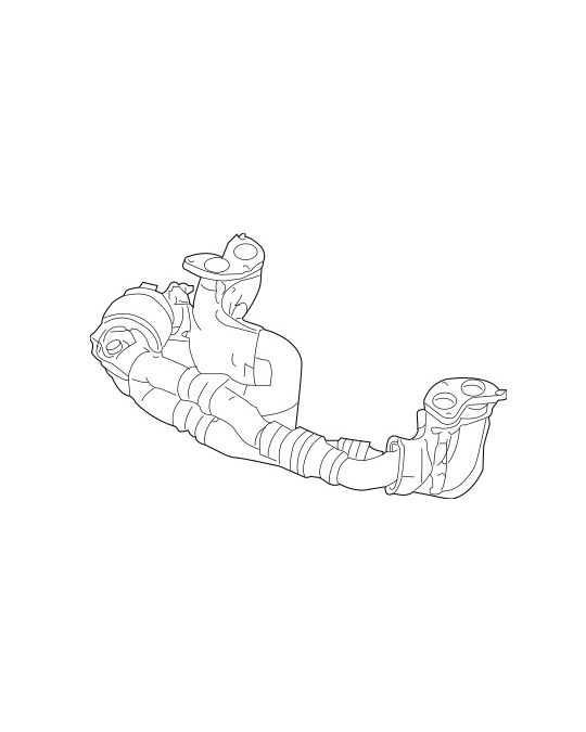 Subaru Replacement Catalytic Converter Part # 44620AC12A