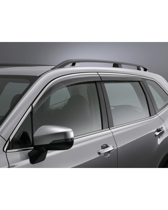 Subaru Side Window Deflectors Chrome For Limited And Touring