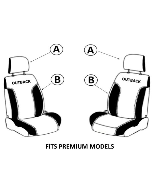 Subaru Front Seat Covers Set Of Two For Premium Models