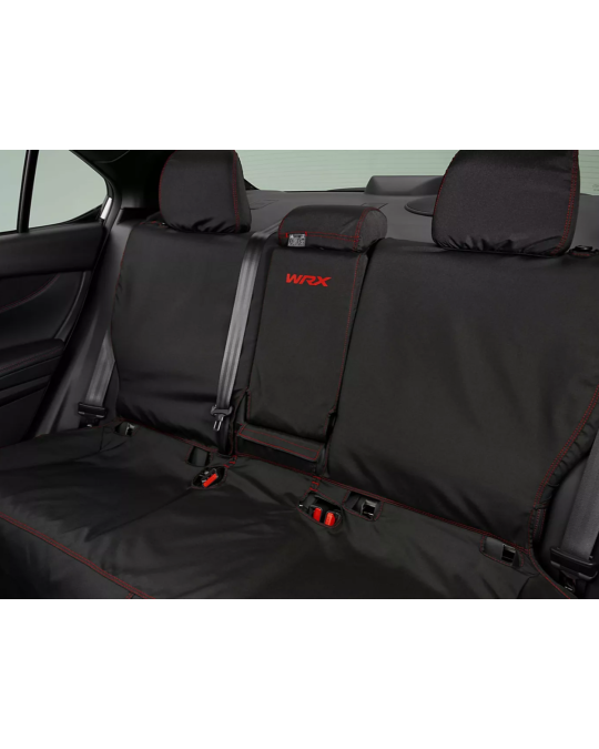 Subaru Rear Seat Cover For Vehicles With Center Arm Rest Black Color