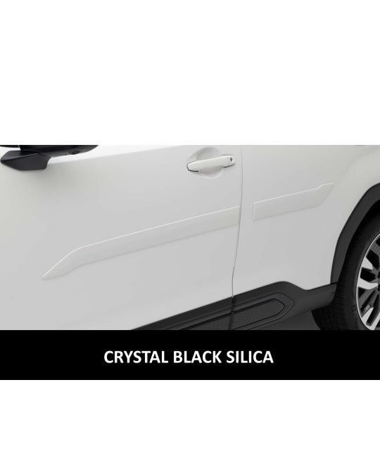 Subaru Body Side Door Moldings Kit Of Four Crystal Black Silica