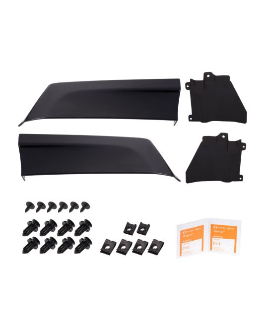 Subaru Splash Guard Kit - Rear Aero - Crystal Black Silica
