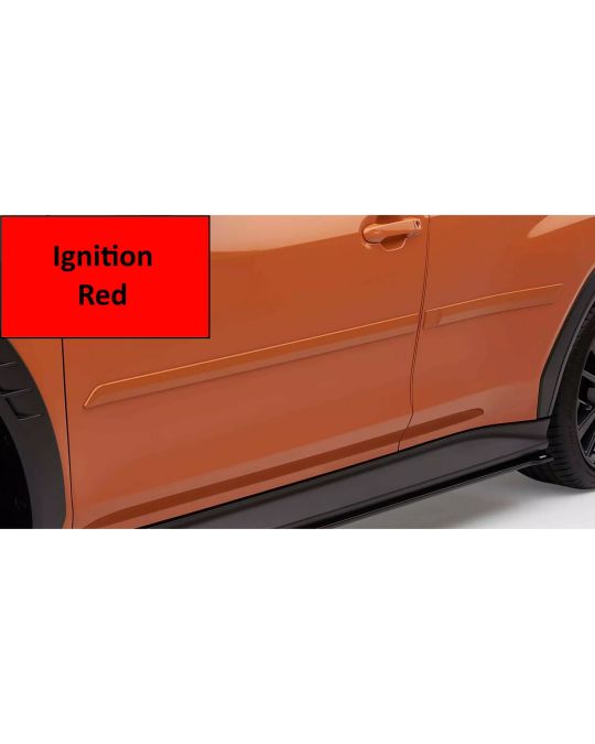 Subaru Body Side Molding Ignition Red
