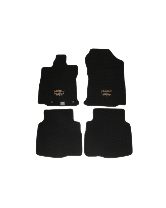 Subaru Carpet Mats Black With Wilderness Edition Logo Set Of Four