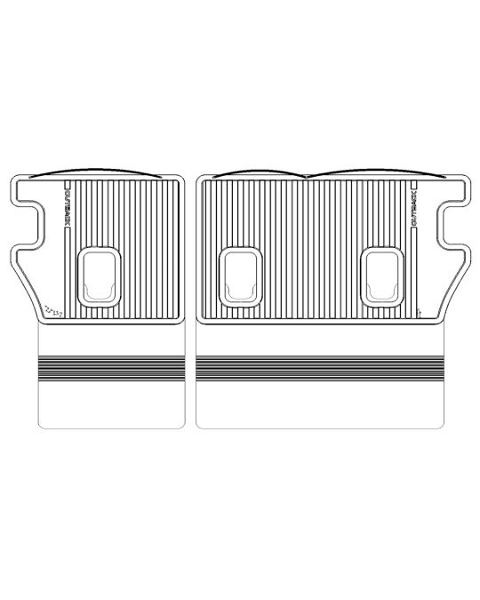 Subaru Cargo Area Rear Seat Back Protectors For Wilderness Edition