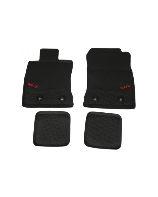 Subaru All Weather Floor Liners With BRZ Logo