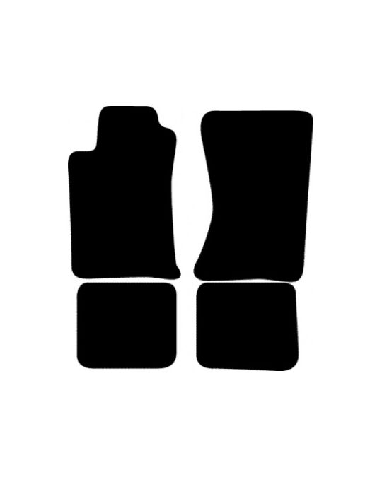 Subaru Carpeted Floor Covers, Off-Black