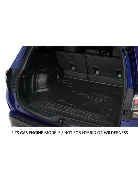 Subaru Cargo Tray Black With Forester Logo For Gas Engine