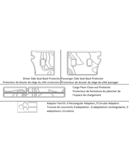 Subaru Rear Seatback Protectors Set Of Two For Wilderness Edition