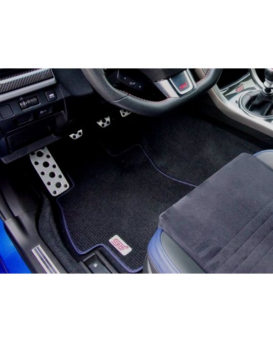Subaru Carpet Mats - Launch Edition Blue With STI Logo