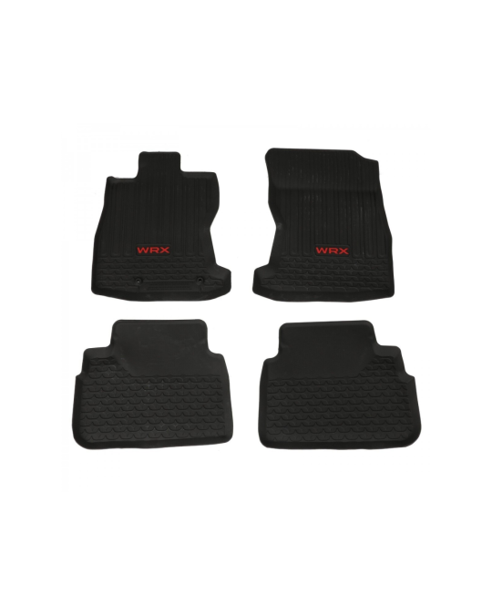 Subaru All Weather Rubber Floor Liners Set Of Four With WRX Logo