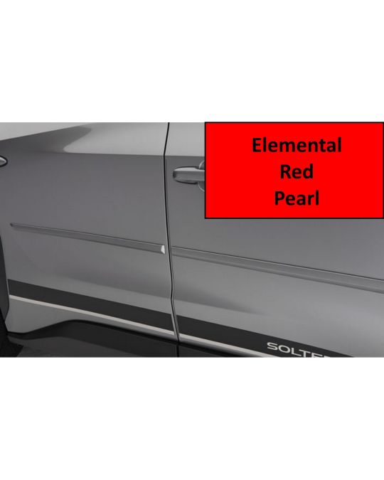 Subaru Body Side Moldings Elemental Red Pearl