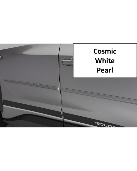 Subaru Body Side Moldings Cosmic White Pearl