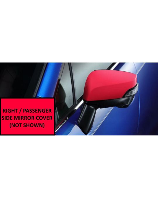 Subaru Cherry Red Mirror Cover For Right Side