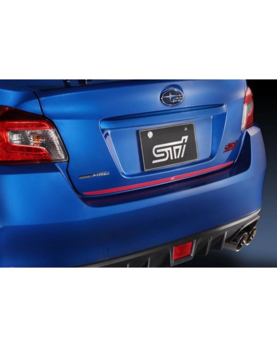 Subaru Lower Trunk Edge Garnish Cherry Red