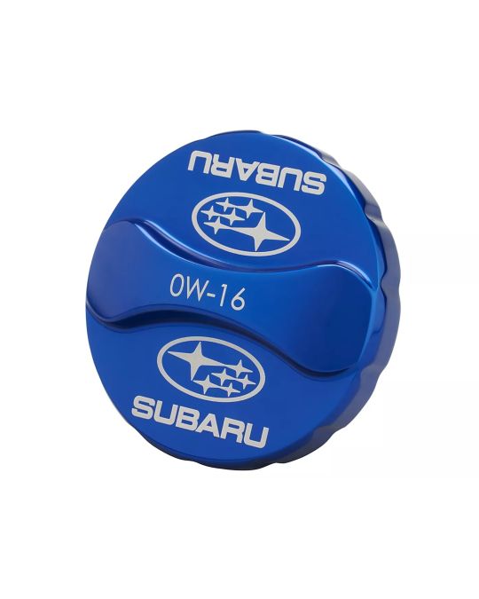 Subaru Oil Cap Blue With Subaru Star Cluster Logo 0W-16