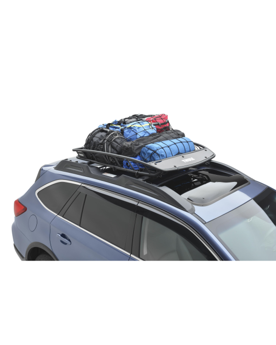 Subaru Thule Heavy Duty Black Roof Cargo Basket With Cargo Net