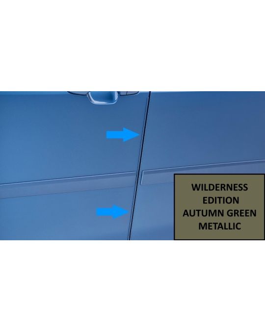 Subaru Door Edge Guard Kit - Autumn Green Metallic For Wilderness Edition