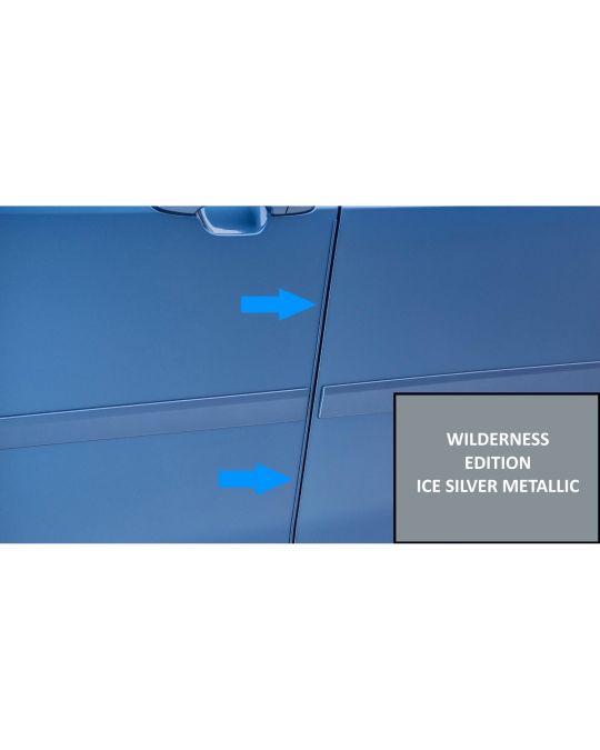 Subaru Door Edge Guard Kit -  Ice Silver Metallic For Wilderness Edition