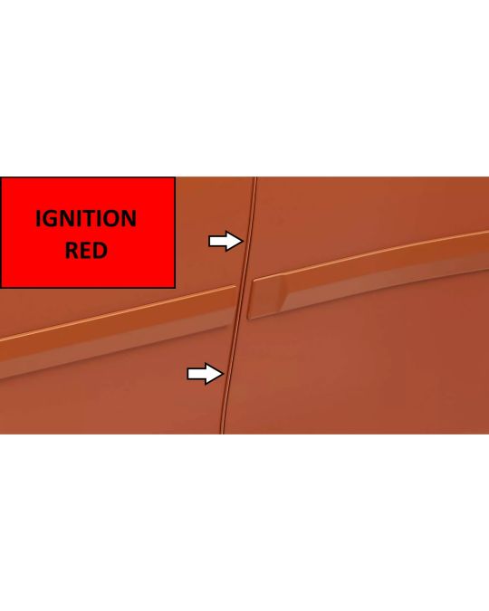 Subaru Door Edge Guards Ignition Red