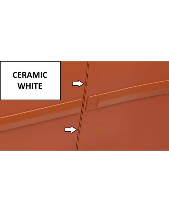 Subaru Door Edge Guards Ceramic White