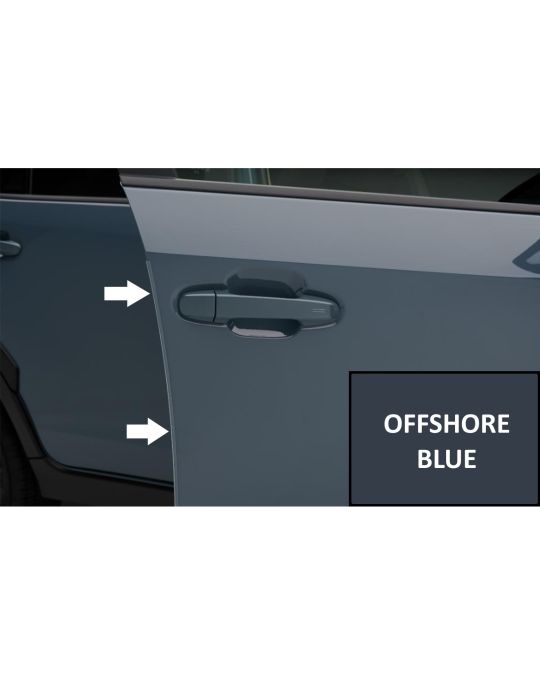 Subaru Door Edge Guards Offshore Blue Kit Of Four Non-Wilderness