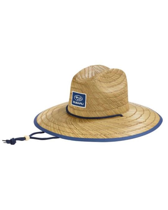Subaru Gear Leaf Straw Hat With Subaru Logo